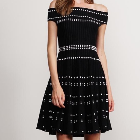 Adelyn Rae off the shoulder fit and flare dress - Picture 1 of 8